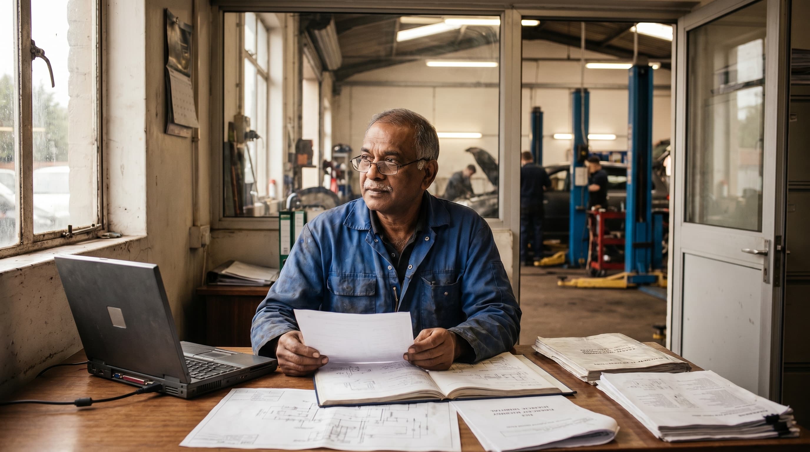 Policy / right-to-repair concept for independent workshops